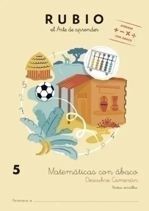CUADERNO RUBIO A4 MATEMATICAS CON ABACO 5
