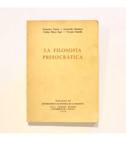La Filosofía Presocrática