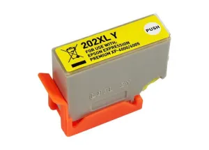 CARTUCHO COMPATIBLE EPSON 202XL  C13T02H44010 C13T02F44010 AMARILLO 650 PAGINAS