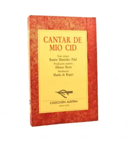 Cantar Del Mio Cid (Ed. de Menéndez Pidal)