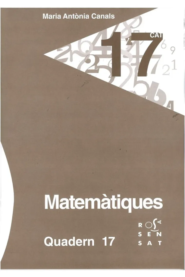 MATEMàTIQUES. QUADERN 17 (Catalán)