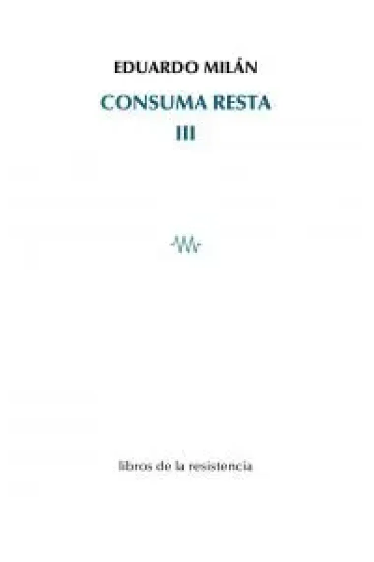 CONSUMA RESTA III