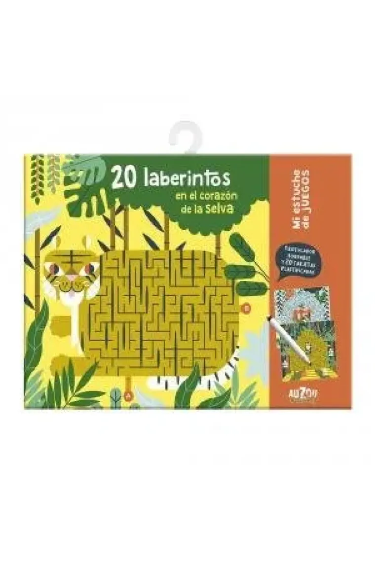 Mi estuche de juegos. 20 laberintos en el corazón de la selva