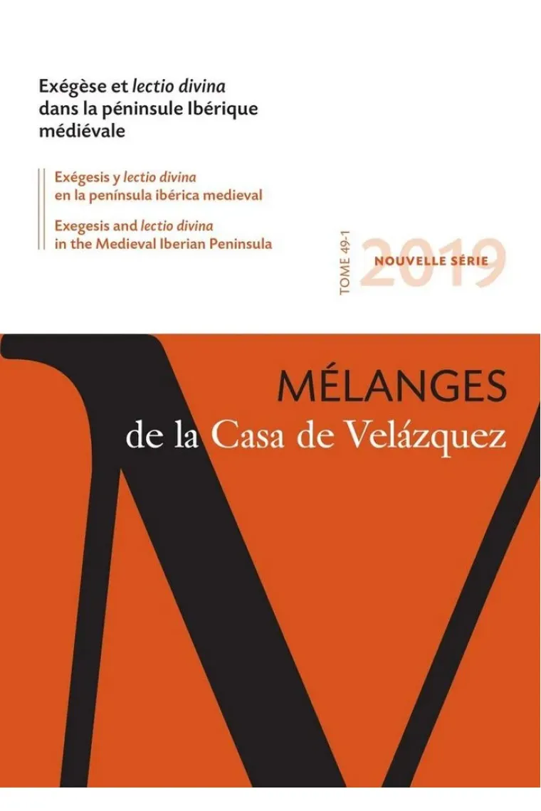 Exégèse et lectio divina dans la péninsule Ibérique médiévale (Francés)