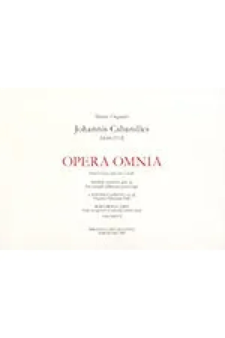 Opera Omnia. Johannis Cabanilles (1644-1712). Volum X