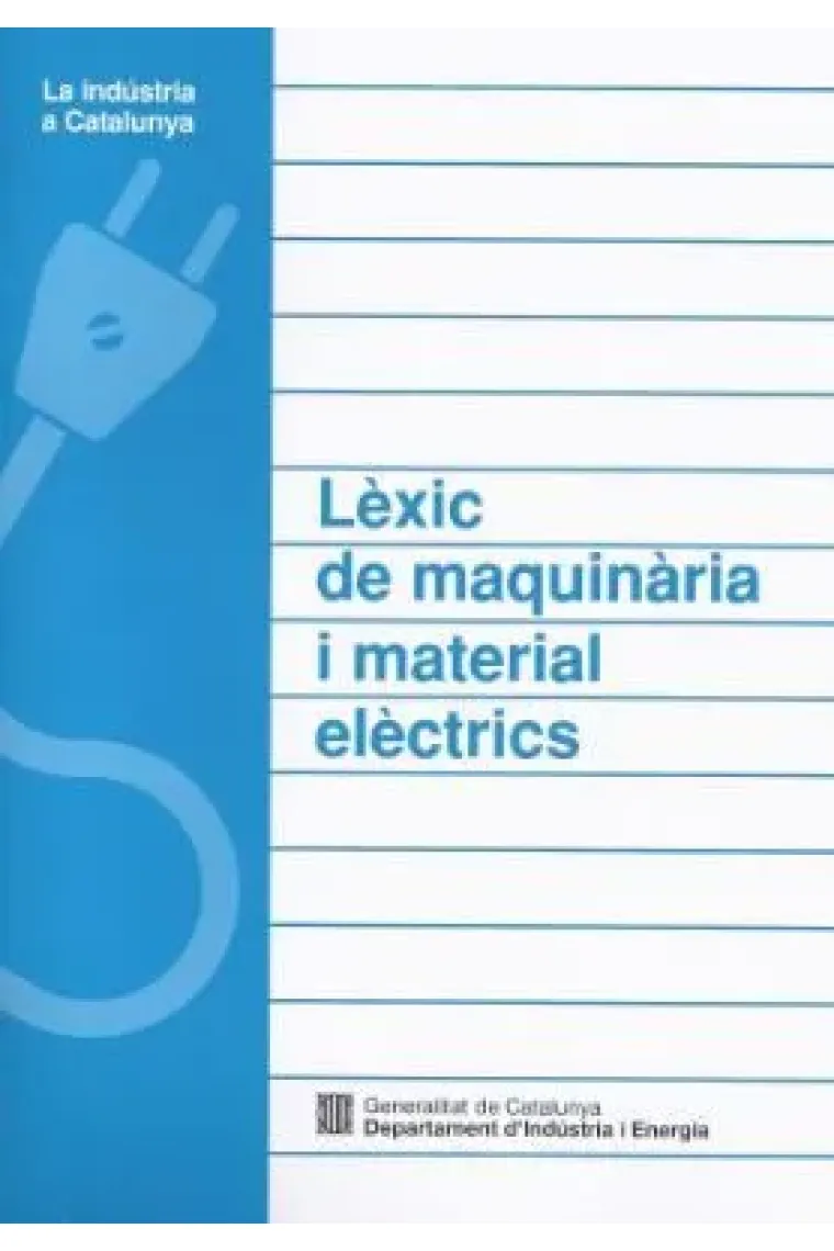 Lèxic de maquinària i material elèctrics (Catalán)