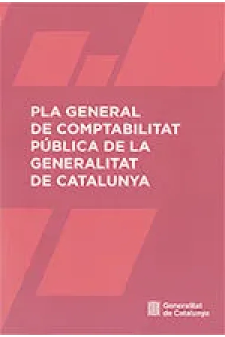 Pla General de Comptabilitat Pública de la Generalitat de Catalunya (Catalán)