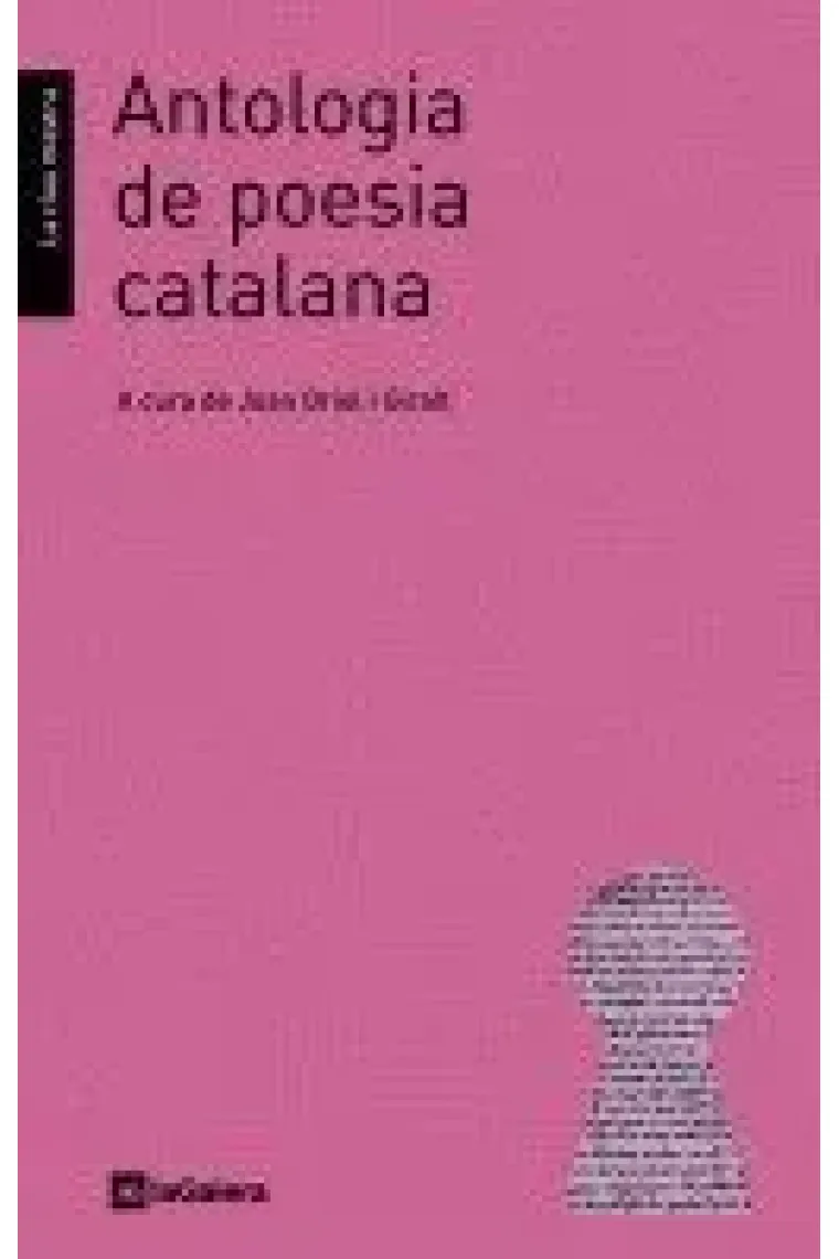 Antologia de poesia catalana (Catalán)
