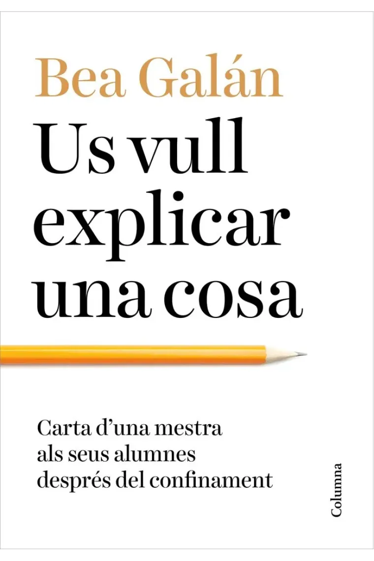 Us vull explicar una cosa (Catalán)