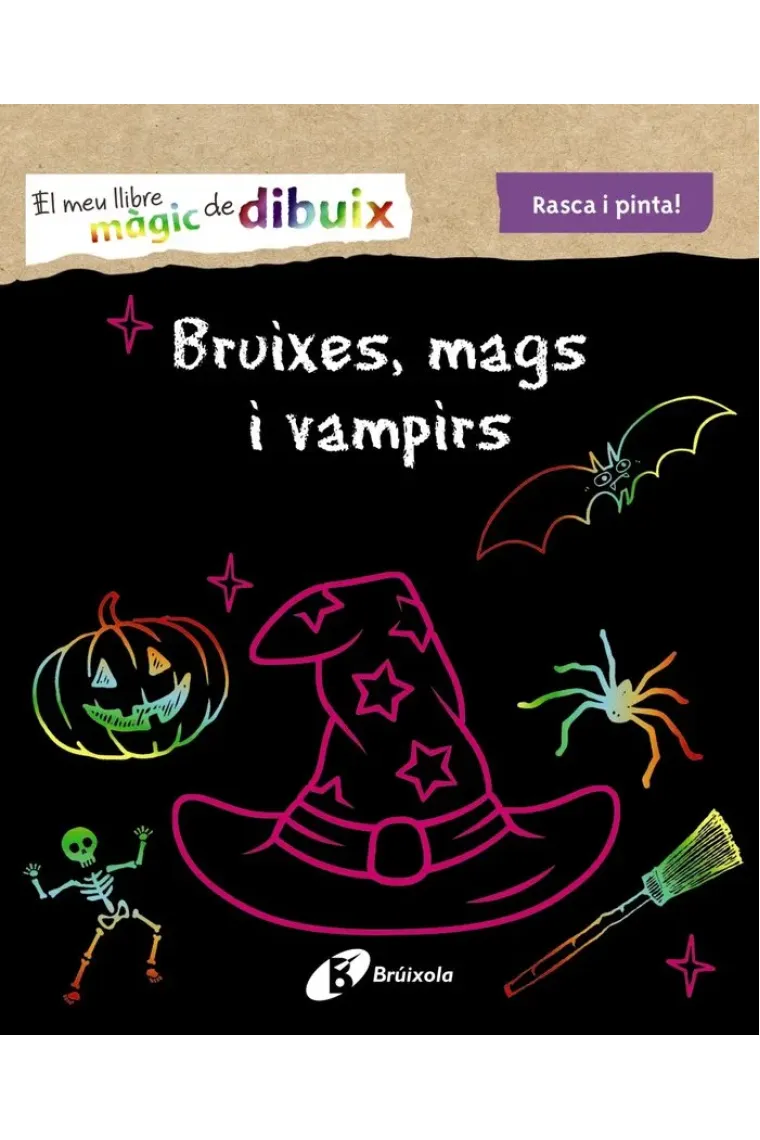 El meu llibre màgic de dibuix. Bruixes, mags i vampirs (Catalán)