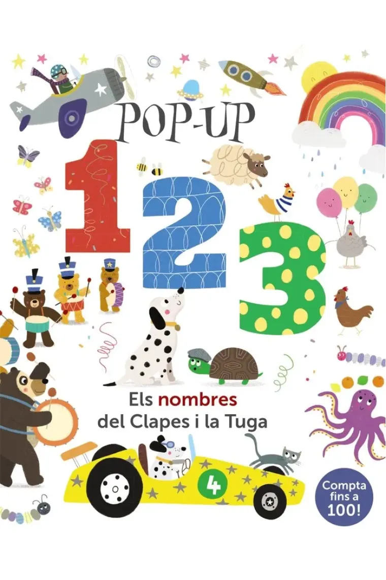Pop-up 123. Els nombres del Clapes i la Tuga (Catalán)