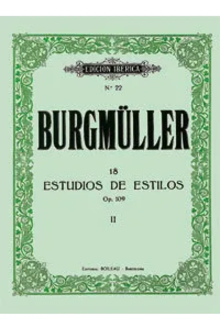 18 Estudios de estilos, op. 109