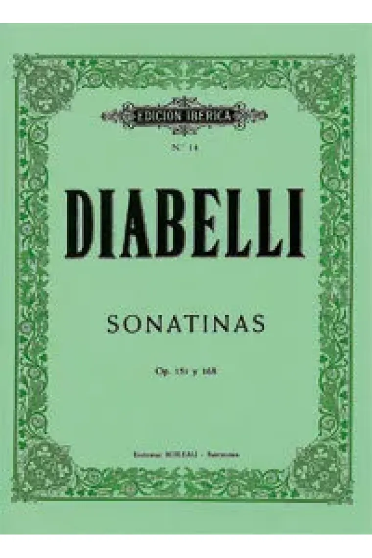 11 Sonatinas para piano, Op.151 y 168