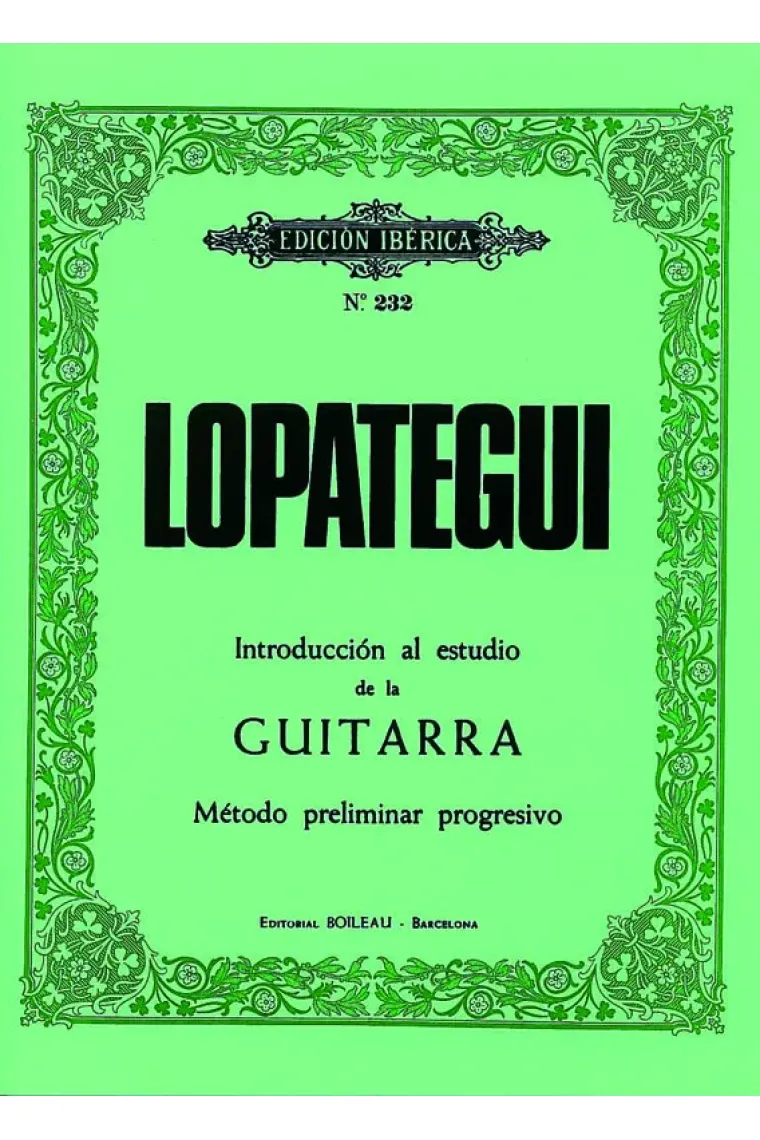 Introducción al estudio de la guitarra