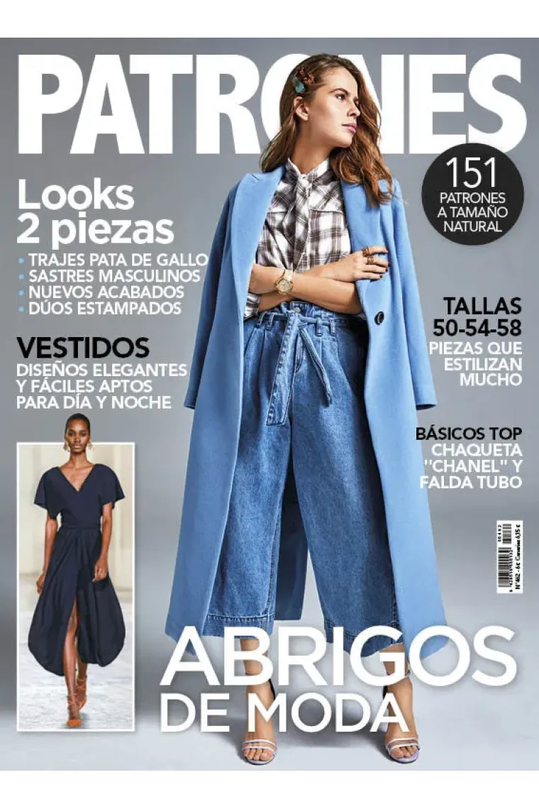 REVISTA PATRONES #462 ABRIGOS DE MODA EN OTOÑO