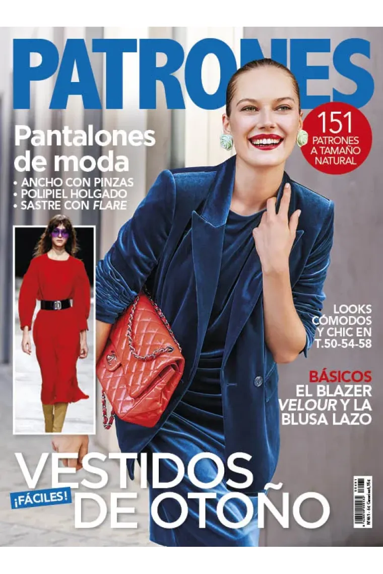 REVISTA PATRONES #461 VESTIDOS FACILES DE OTOÑO