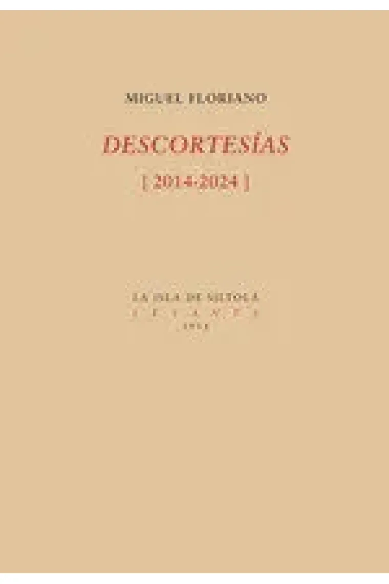 Descortesias 2014 2024