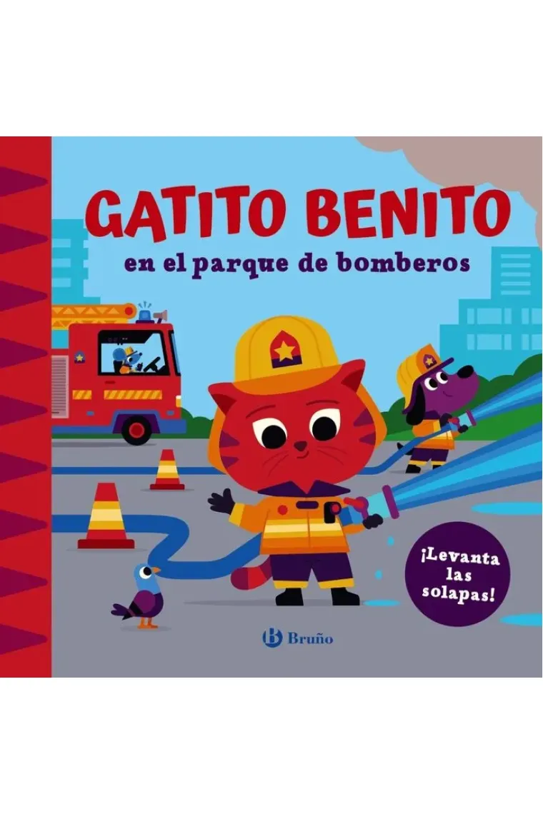 GATITO BENITO EN EL PARQUE DE BOMBEROS