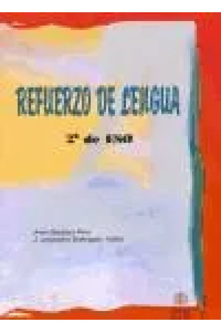Refuerzo de lengua 2º de ESO