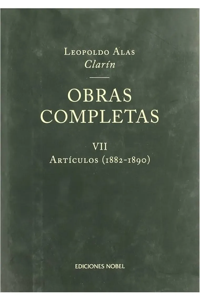 Obras completas, VII