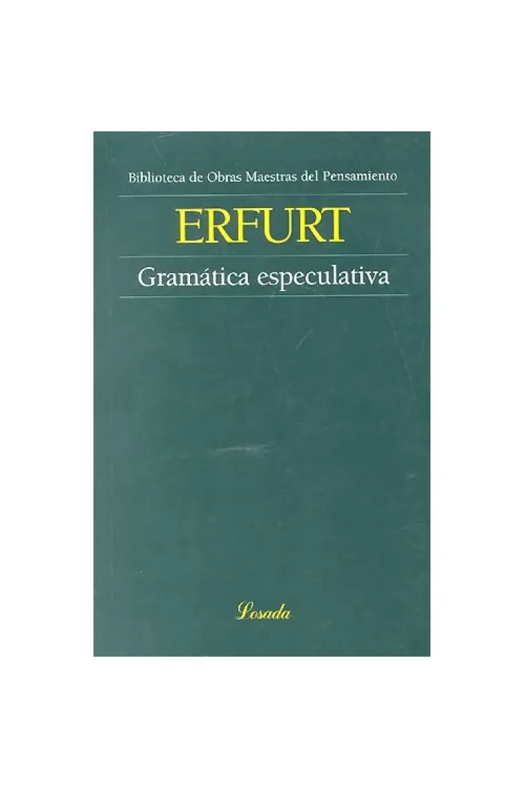 Gramática especulativa