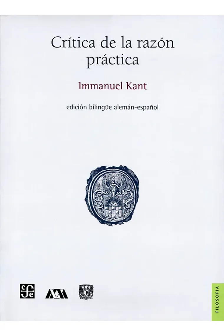Crítica de la razón práctica (Edición bilingüe alemán-español)
