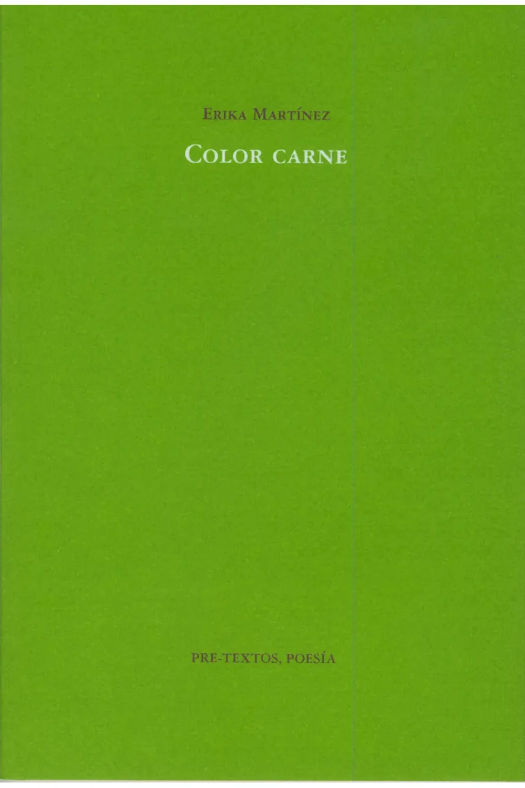 Color carne (I Premio de poesía joven de RNE)