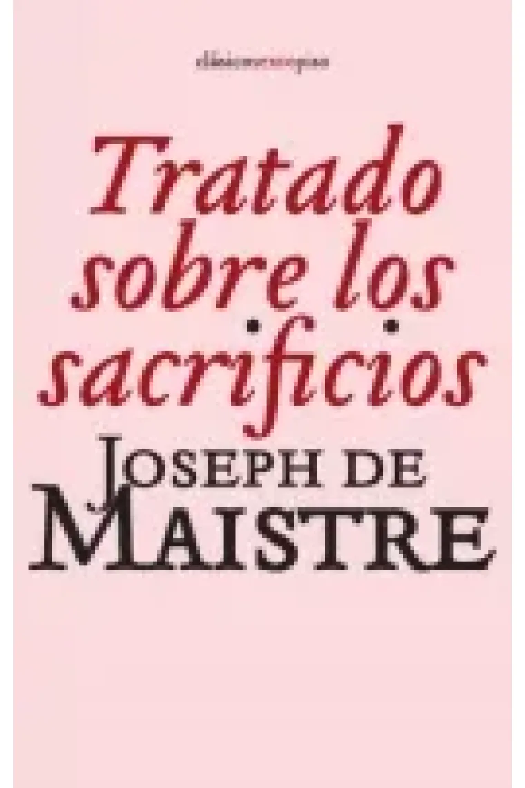 Tratado sobre los sacrificios