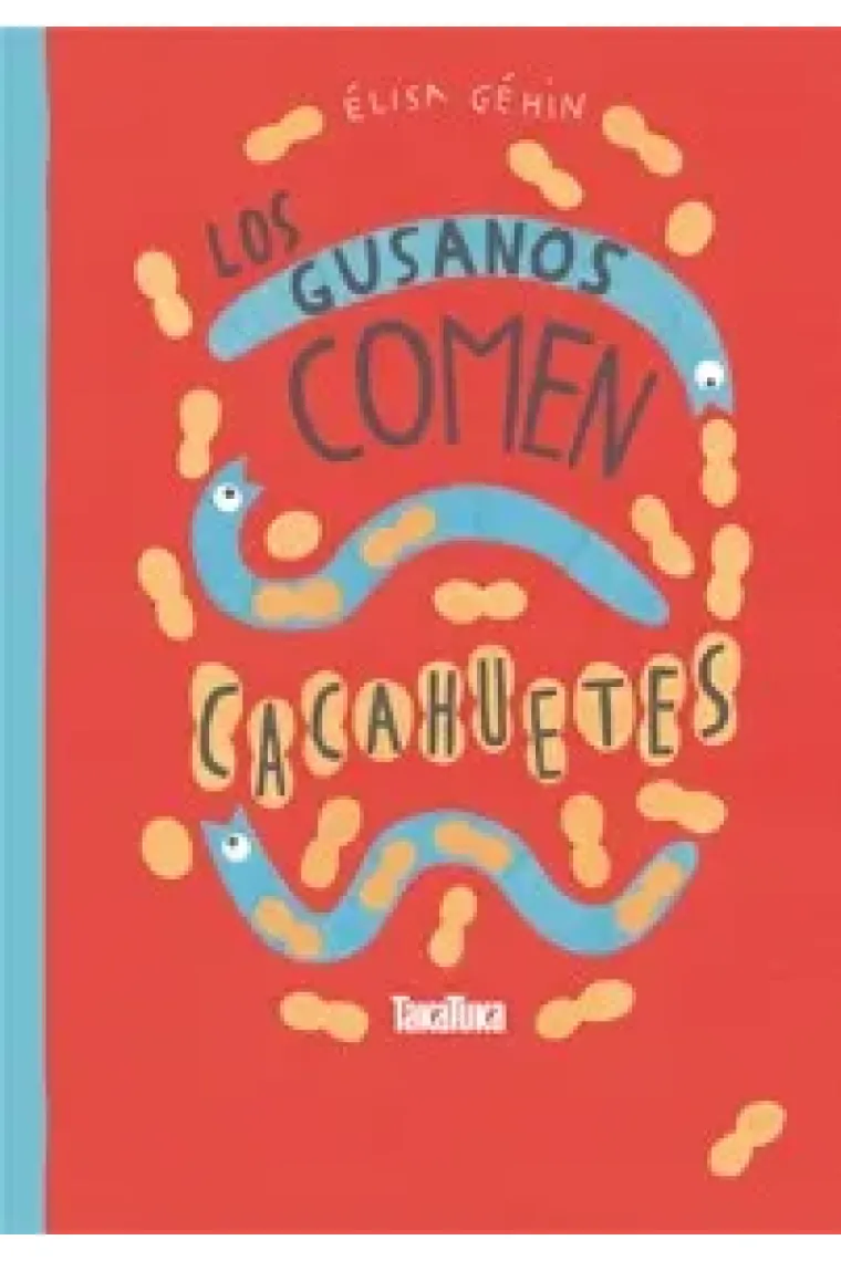 Los gusanos de tierra comen cacahuetes