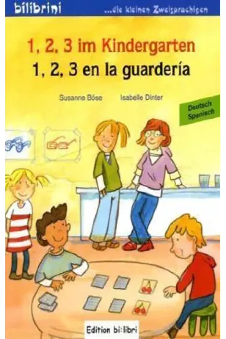 1, 2, 3 im Kindergarten/1, 2, 3 en la guardería (bilingüe) (Alemán)