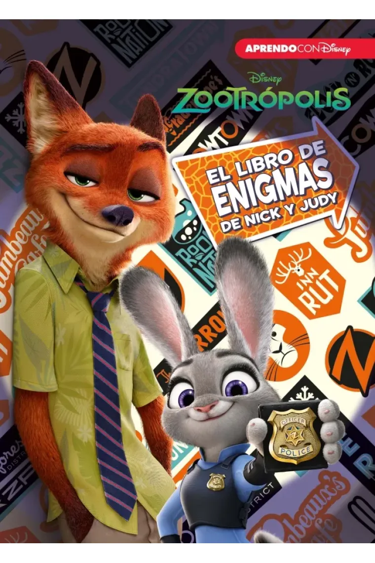 Zootropolis. Libro de enigmas de Nick y Judy