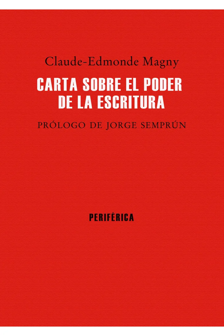 Carta sobre el poder de la escritura