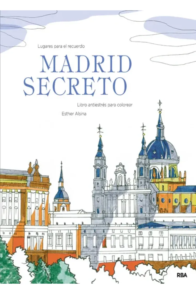 Madrid secreto (libro para colorear)