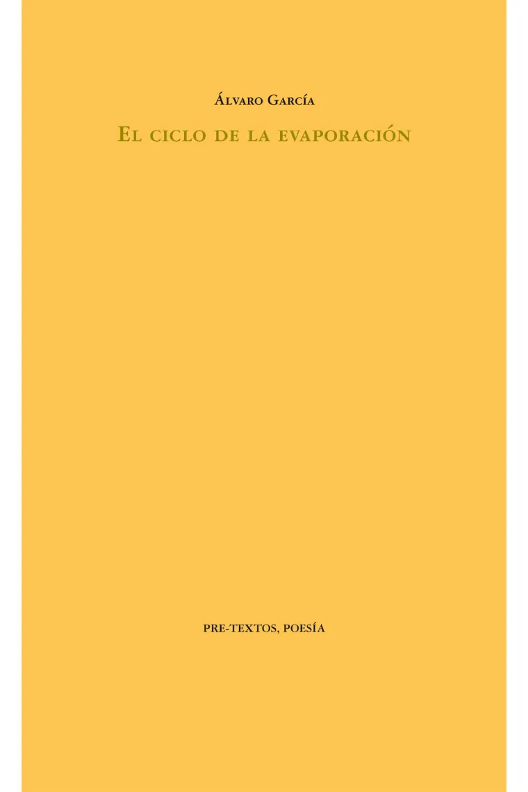 El ciclo de la evaporación