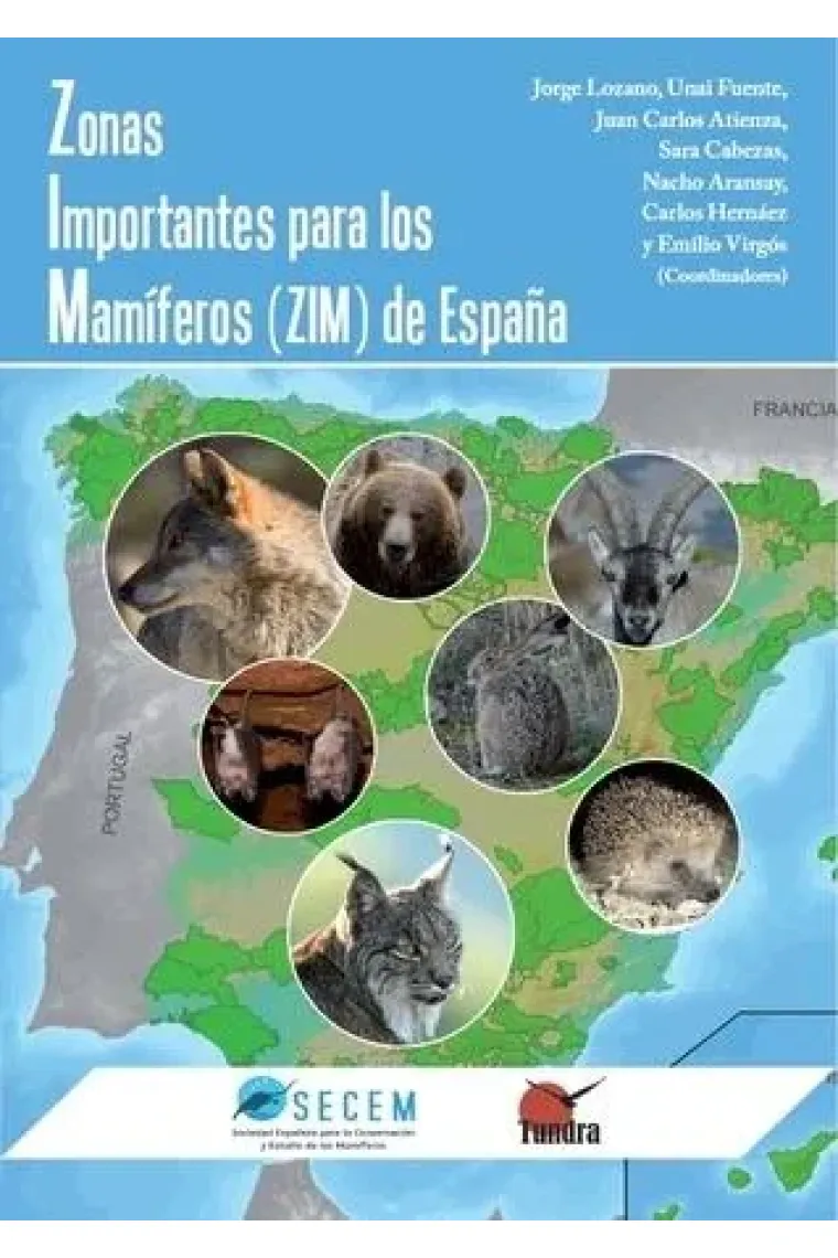 Zonas importantes para los mamíferos (ZIM) de España (Alemán, Francés)
