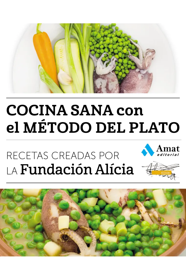 Cocina sana con el método del plato.
