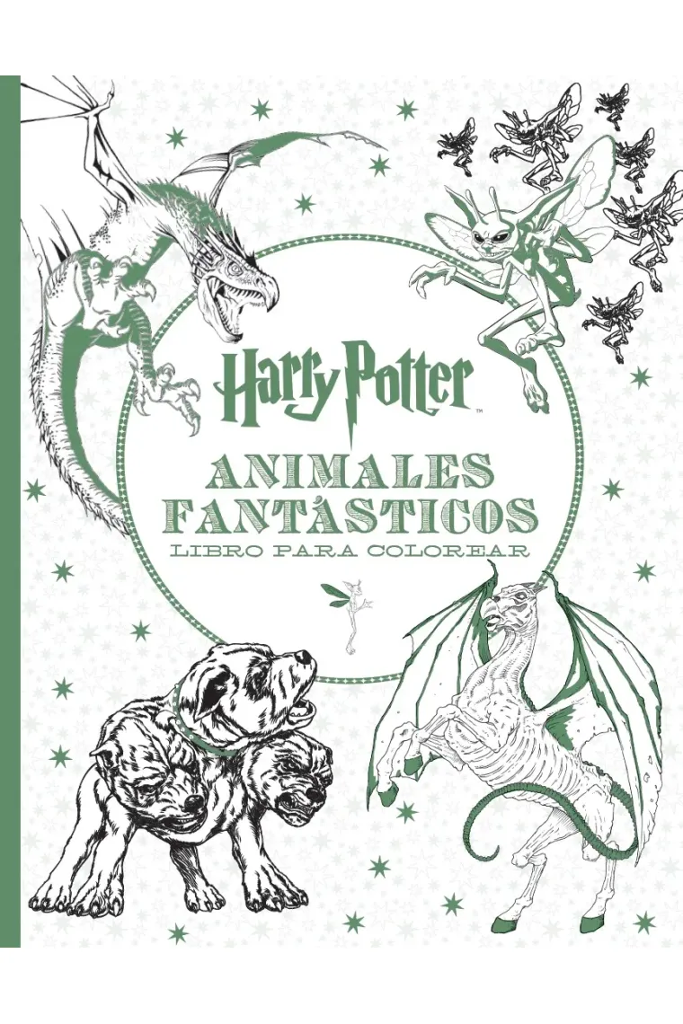 HARRY POTTER-ANIMALES FANTÁSTICOS LIBRO PARA COLOREAR