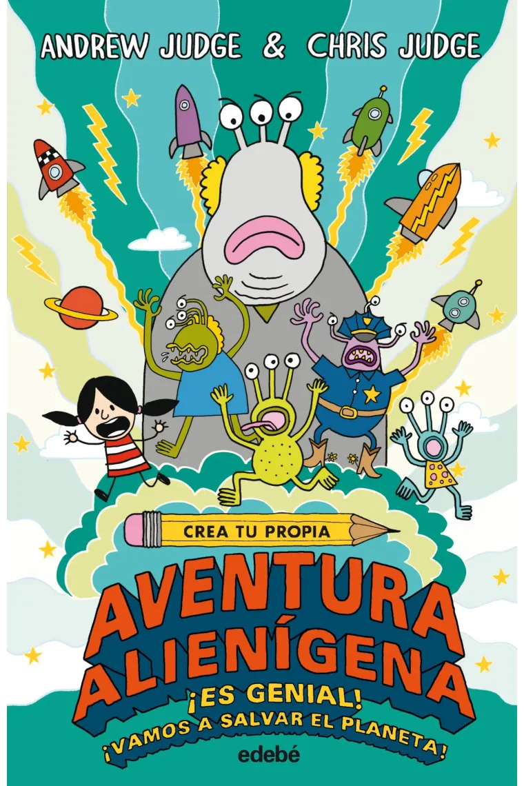 Crea tu propia aventura alienígena. ¡Es genial! ¡Vamos a salvar el planeta!