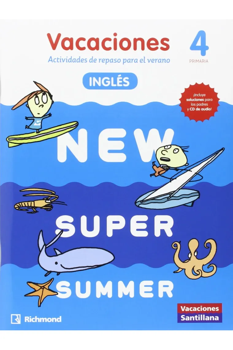 New Super Summer (+CD) 4º Primaria (Inglés)