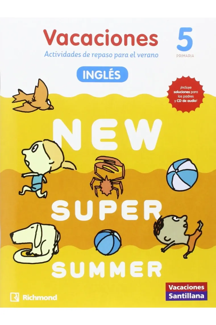 New Super Summer (+CD) 5º Primaria (Inglés)