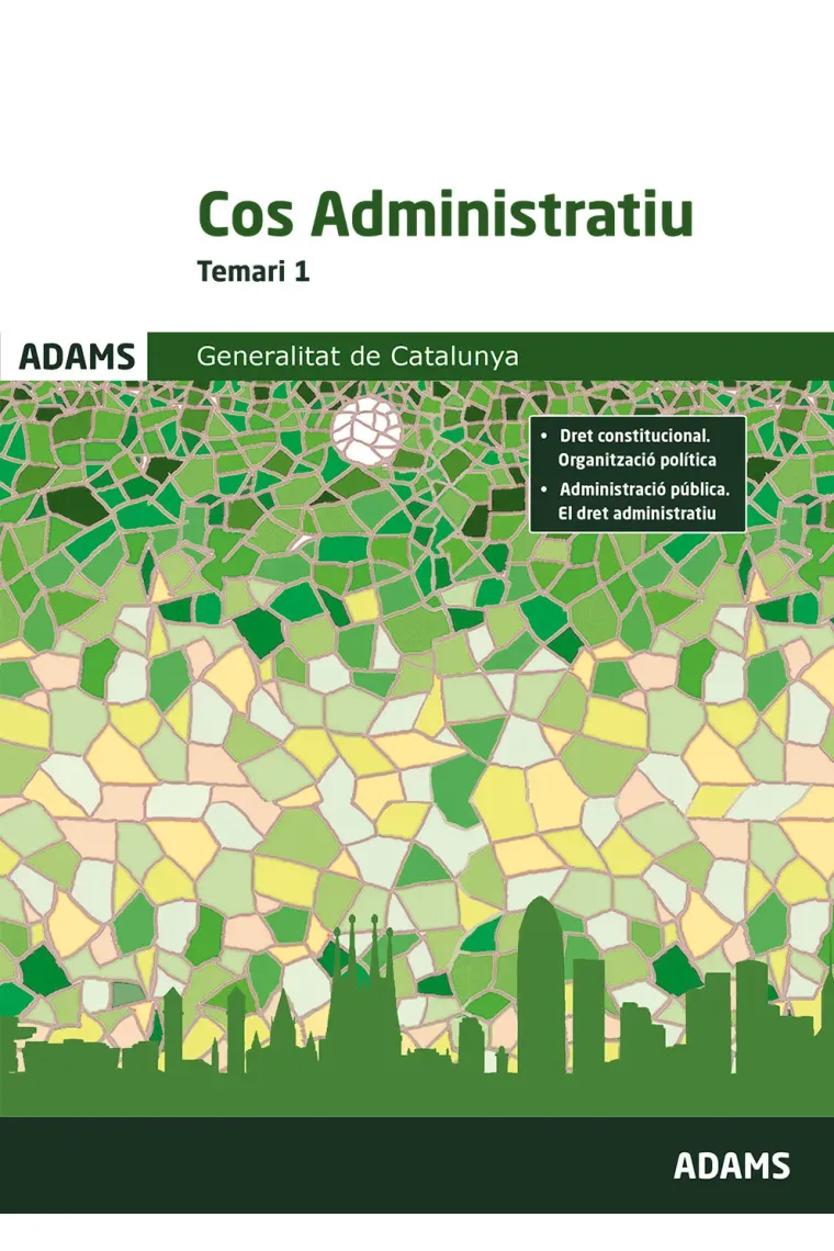 Cos Administratiu Temari 1 Generalitat de Catalunya (Catalán)