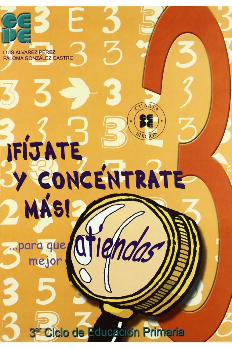 Fijate y concentrate mas. Cuaderno 3  10-12 años