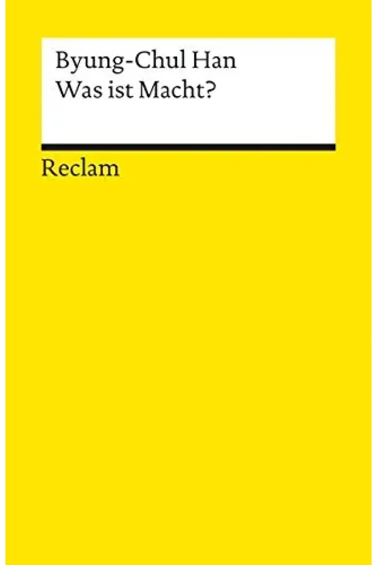 Was ist Macht? (Alemán)
