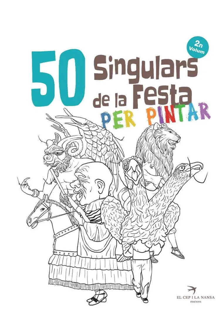 50 Singulars de la Festa per pintar. Volum 2 (Catalán)