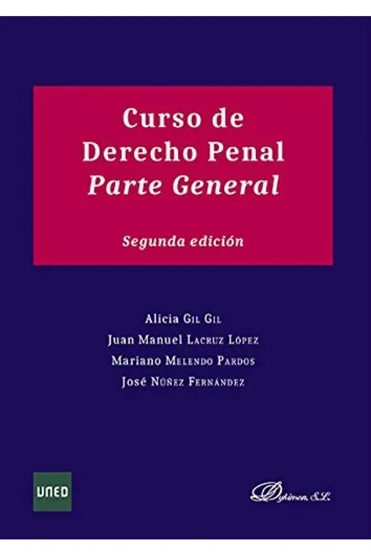 Curso de derecho penal. Parte general